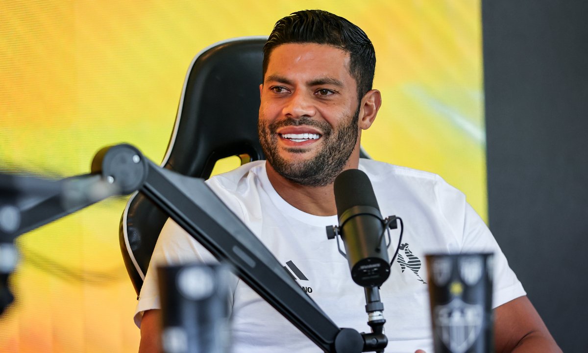 Hulk em participação no Galocast (foto: Pedro Souza/Atlético)