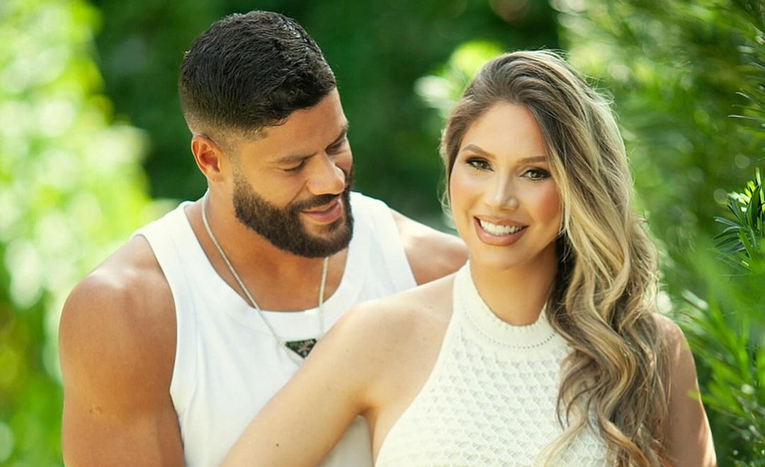 Hulk ao lado da esposa, Camila Angelo (foto: Reprodução/Redes sociais)