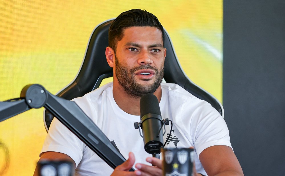 Hulk durante participação no programa GaloCast, da GaloTV (foto: Pedro Souza/Atlético)