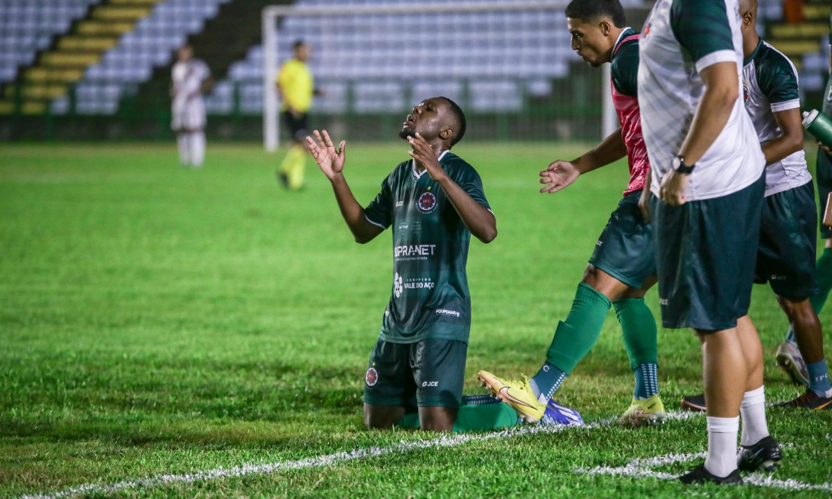 Ipatinga em jogo pela Série D (foto: Eude Aerton | Ipatinga FC)