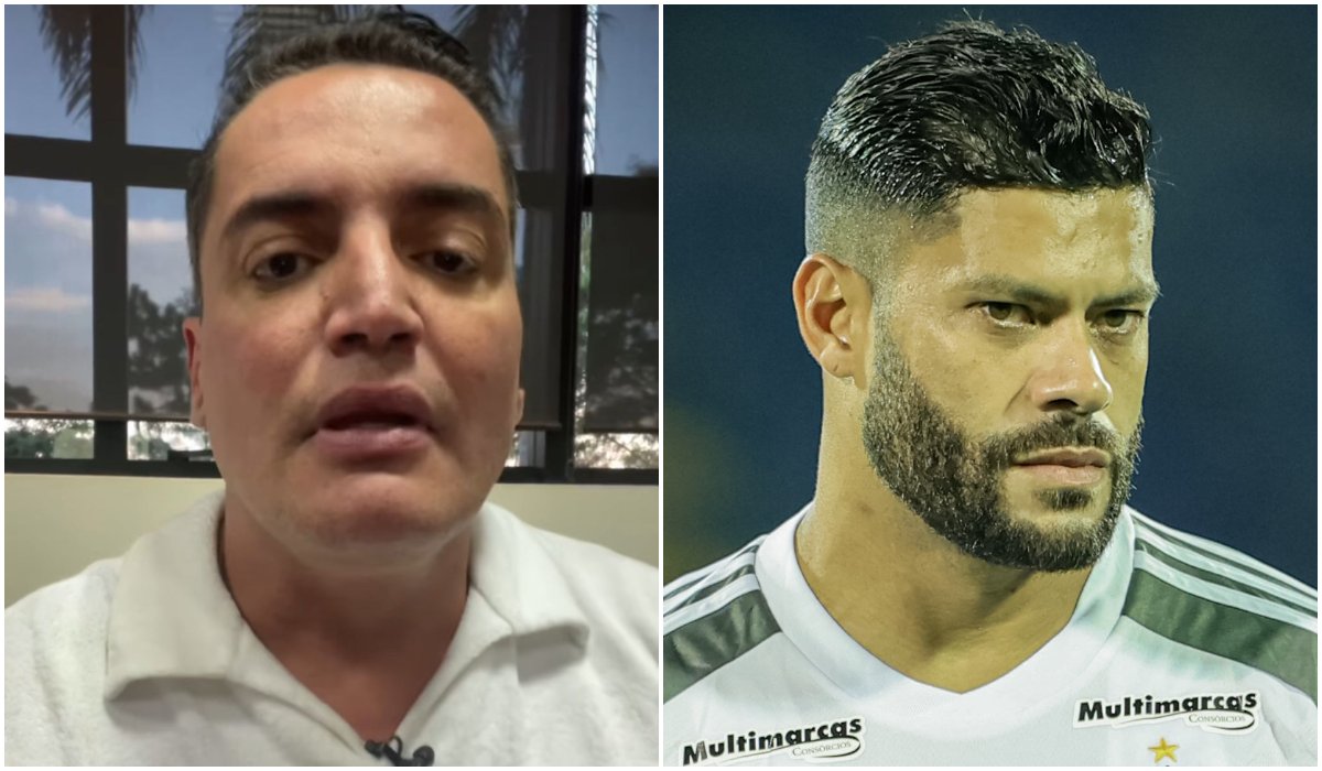 Jornalista Léo Dias fez retratação a Hulk em rede social (foto: Reprodução/Instagram/Léo Dias e Pedro Souza/Atlético)