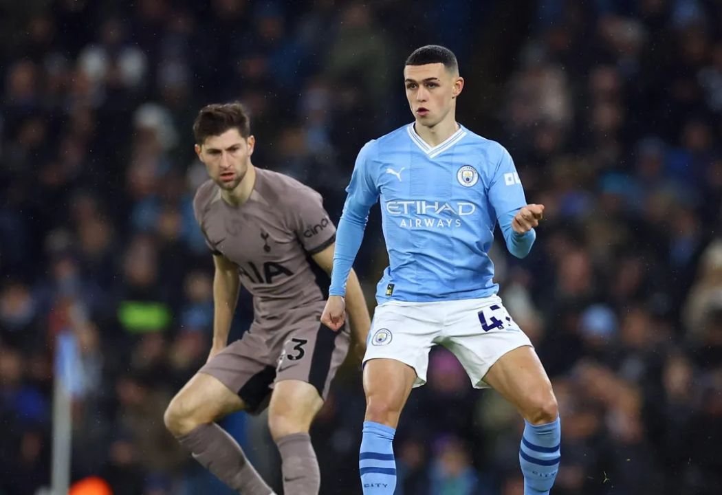 Manchester City e Tottenham na Premier League (foto: Divulgação/Premier League)