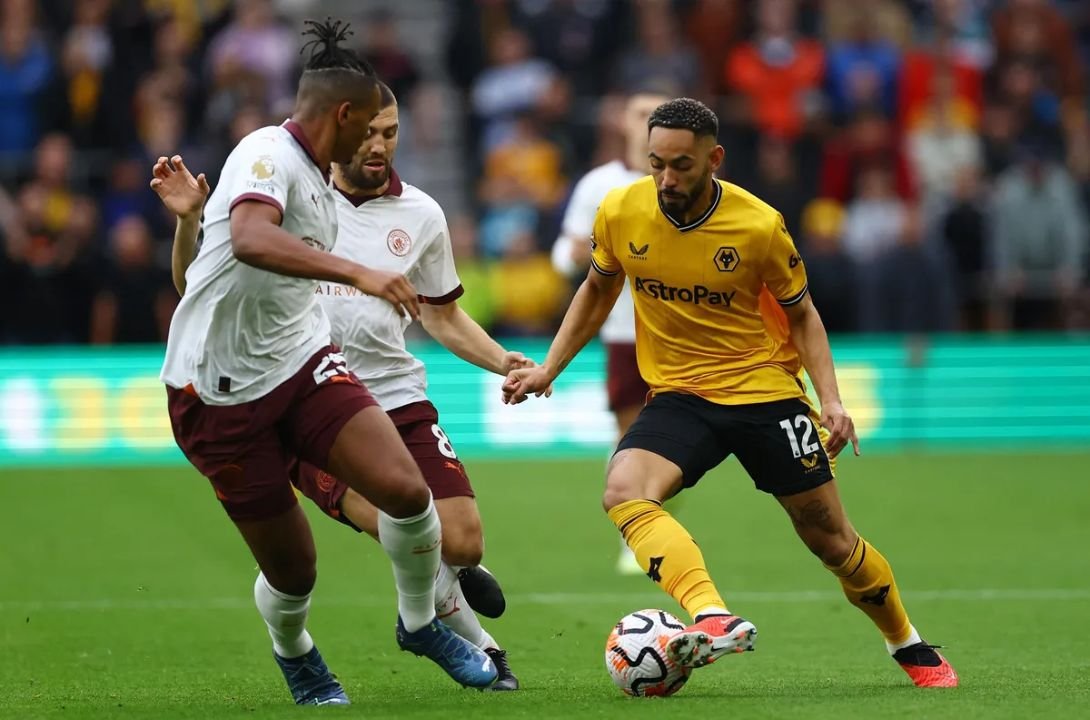 Manchester City e Wolverhampton na Premier League (foto: Divulgação/Premier League)