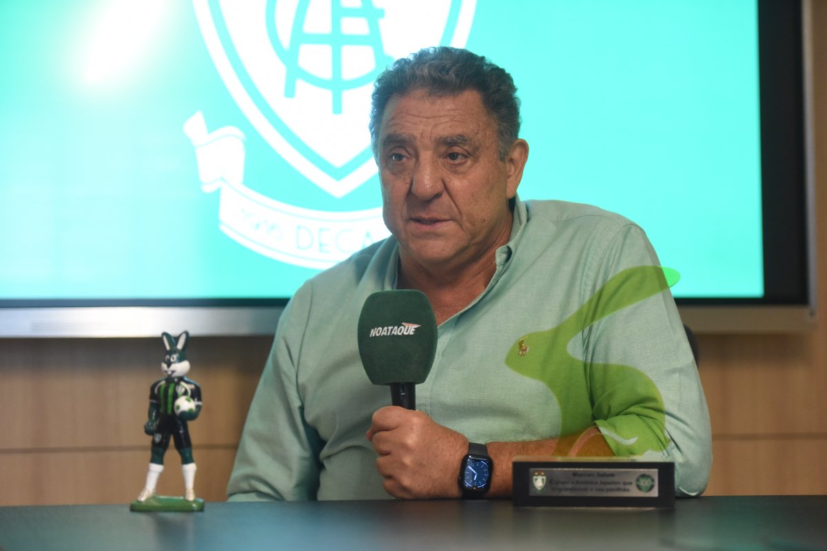 Marcus Salum, presidente da SAF do América, em entrevista ao No Ataque (foto: Gladyston Rodrigues/EM/D.A. Press)