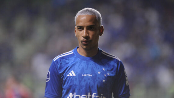Matheus Pereira, jogador do Cruziero (foto:  Alexandre Guzanshe/EM/D.A Press)