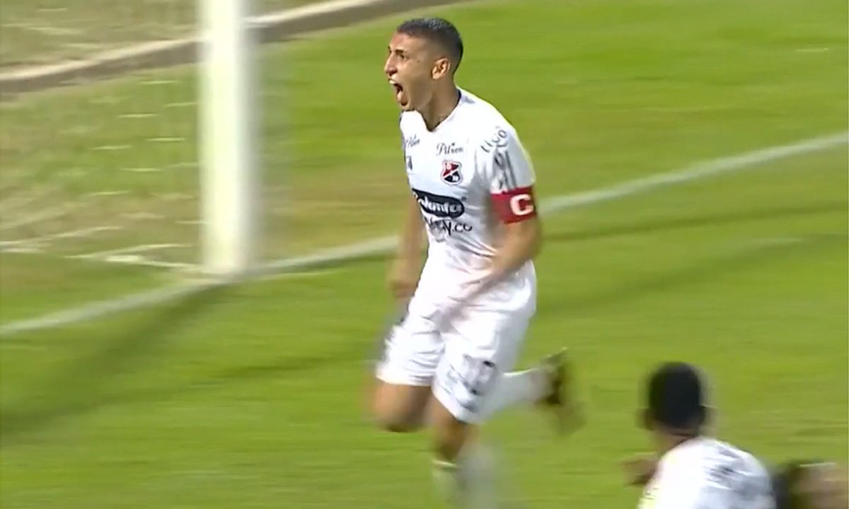 Miguel Monsalve, camisa 10 do Independiente de Medellín (foto: Reprodução/Conmebol/OneFootball)