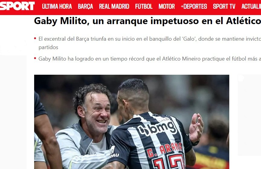 Sport, jornal (foto: Reprodução)