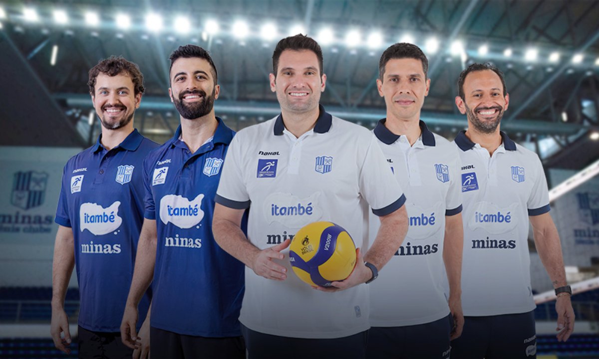 Comissão técnica do Minas para 2024 (foto: Minas Tênis Clube)