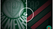 Imagem de produção própria contendo os escudos do Palmeiras e Athletico-PR (foto: No Ataque)