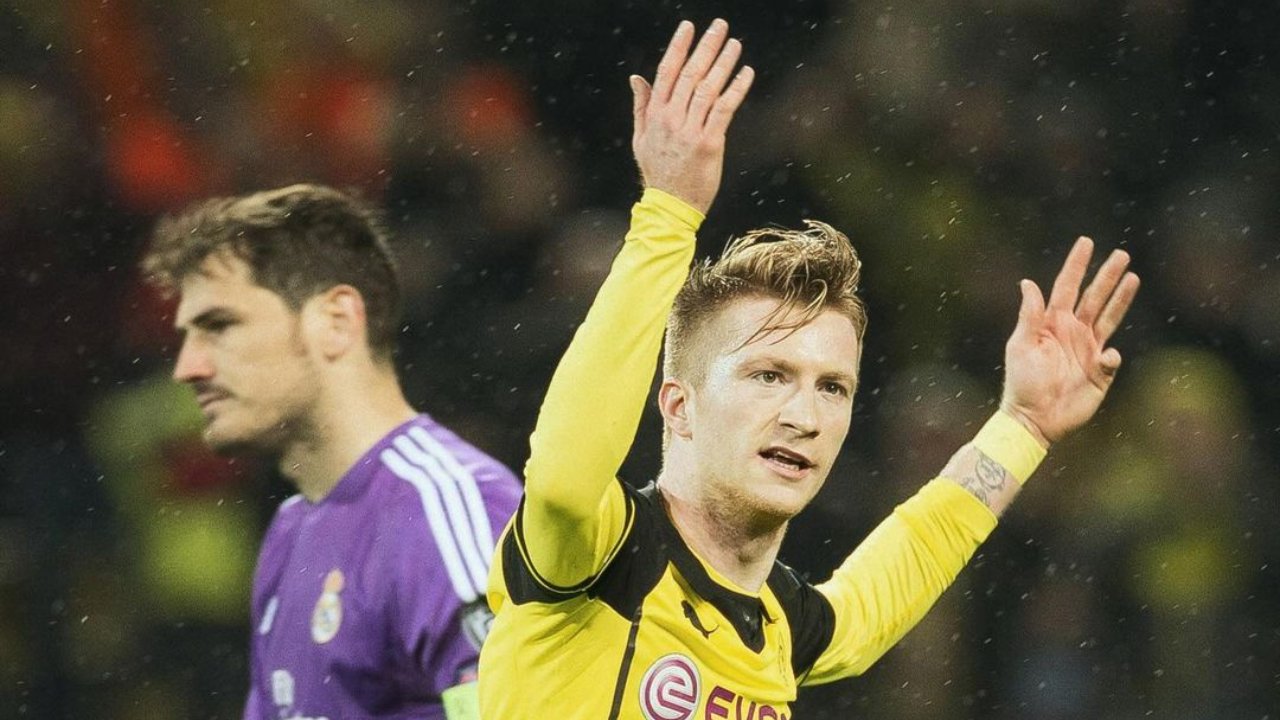Marco Reus comemora gol pelo Borussia Dortmund (foto: Divulgação/Borussia Dortmund)