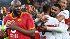 Montagem com fotos de jogadores de Roma e Bayer Leverkusen - Crédito: 