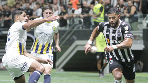 Rosario Central e Atlético voltarão a medir forças pela Copa Libertadores (foto: Edésio Ferreira/EM/D.A Press)