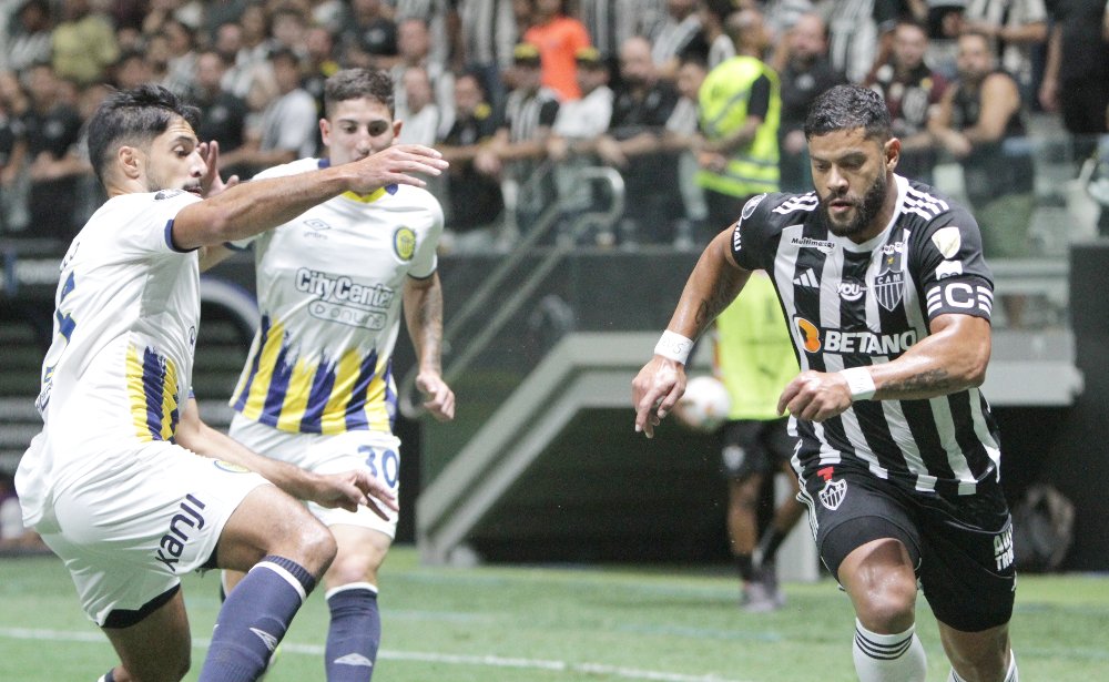 Rosario Central e Atlético voltarão a medir forças pela Copa Libertadores (foto: Edésio Ferreira/EM/D.A Press)