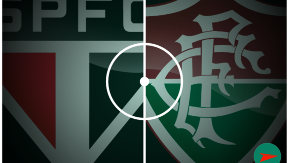 Imagem de produção própria contendo os escudos do São Paulo e Fluminense (foto: No Ataque)