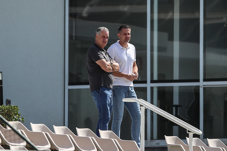 Sérgio Coelho e Victor Bagy - (foto: Daniela Veiga/Atlético)