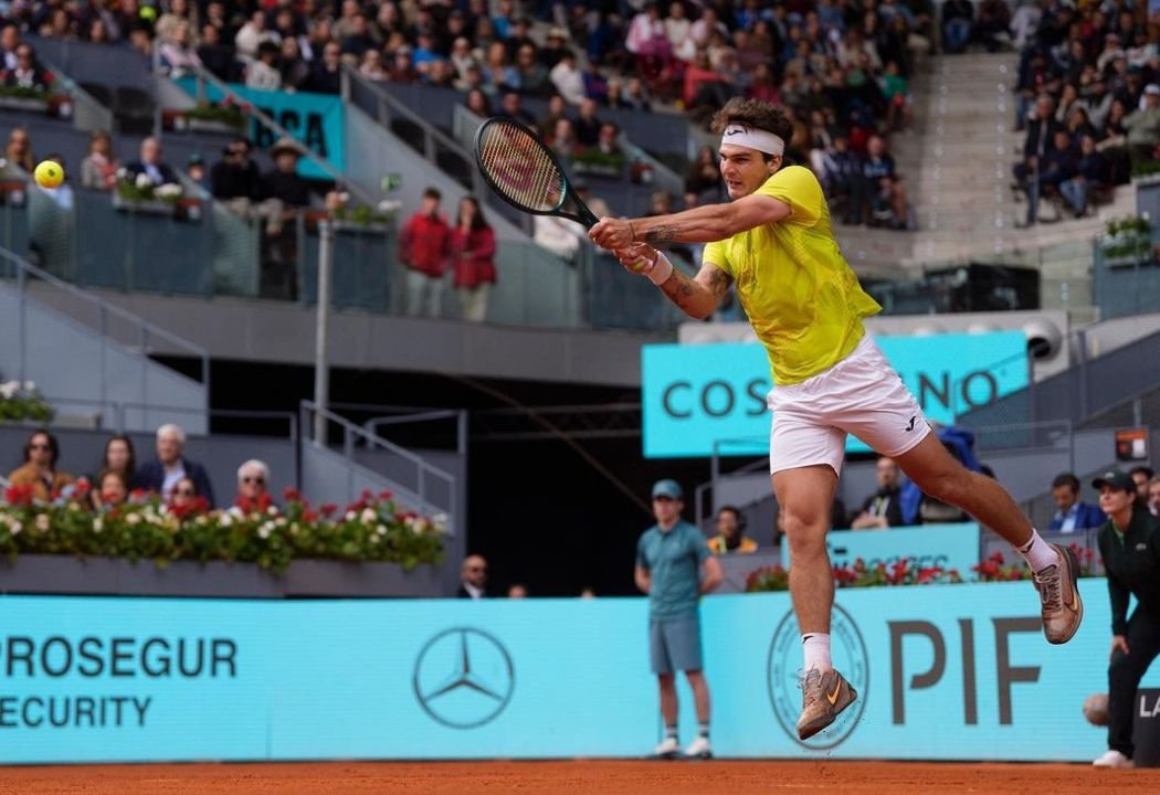 Thaigo Wild no Masters 1000 de Roma (foto: Reprodução/Redes Sociais)