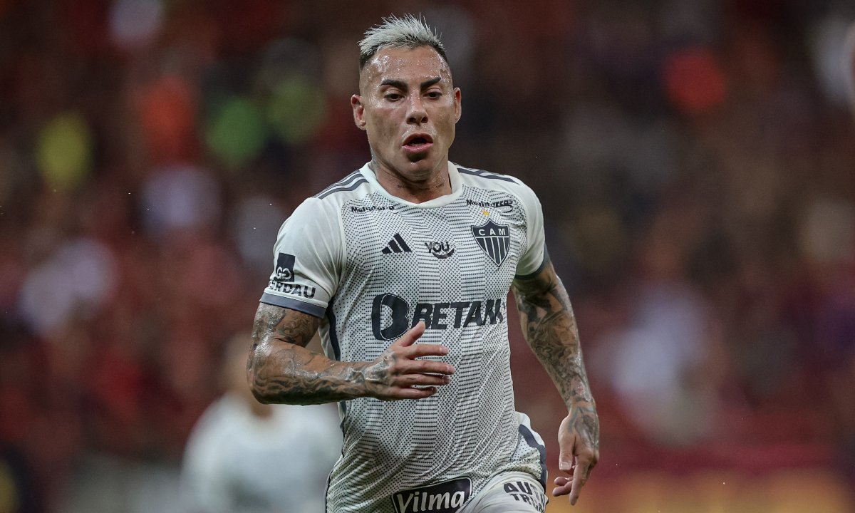 Vargas em jogo pelo Atlético (foto: Pedro Souza/Atlético)