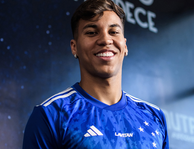 Kaio Jorge foi oficializado como reforço do Cruzeiro - (foto:  Gustavo Aleixo/Cruzeiro)