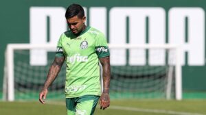 Dudu treinou normalmente no Palmeiras nessa terça-feira (18/6) - Crédito: 