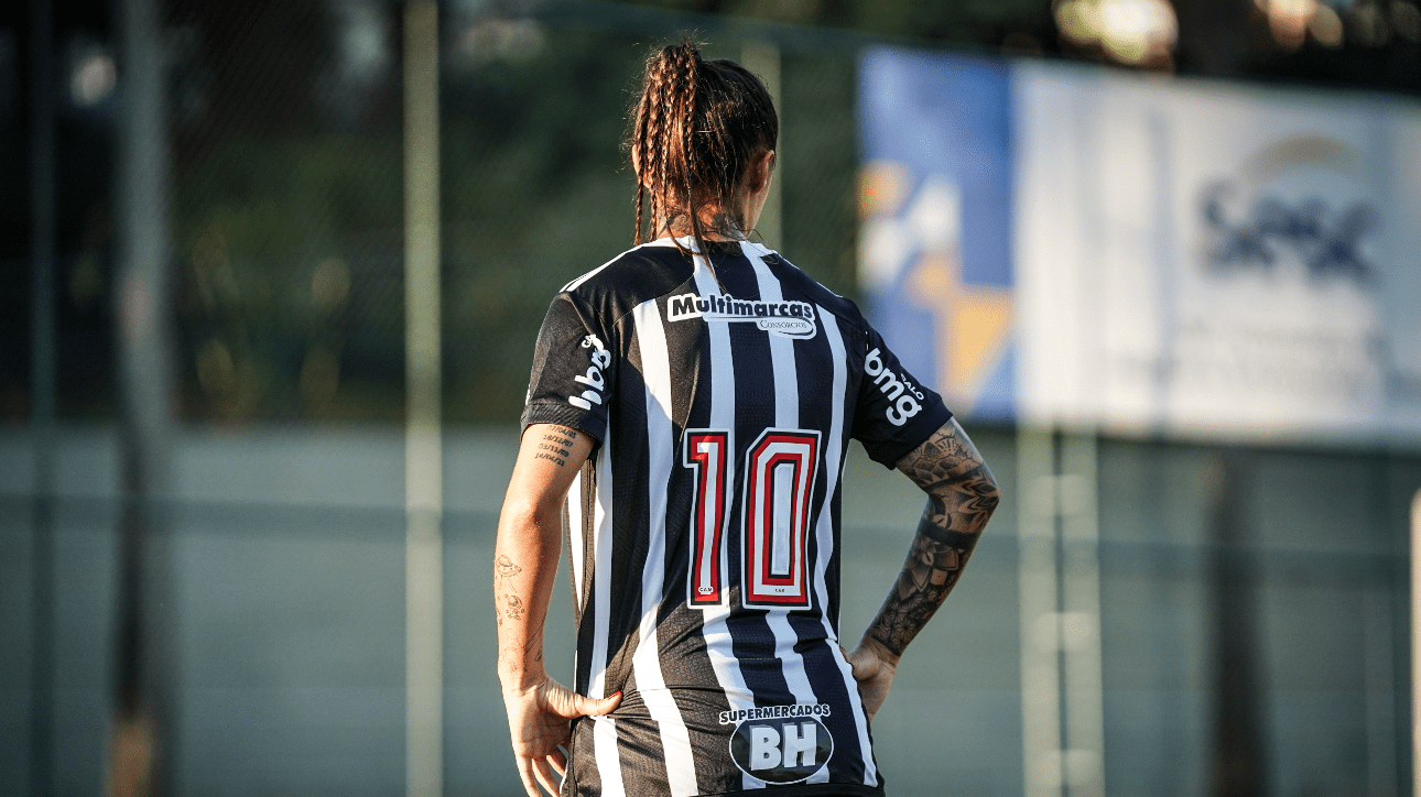 Tuca, meio-campista do Atlético (foto: Daniela Veiga/Atlético)