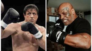 Rocky Balboa x Mike Tyson: lutador fictício poderia ter enfrentado o ex-campeão dos pesados nos cinemas - Crédito: 