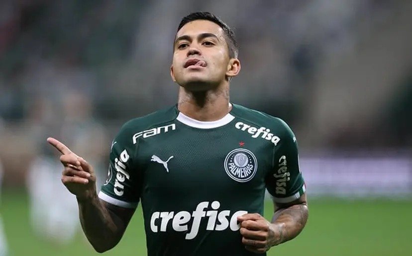 Dudu com a camisa do Palmeiras (foto: Cesar Greco/Palmeiras)