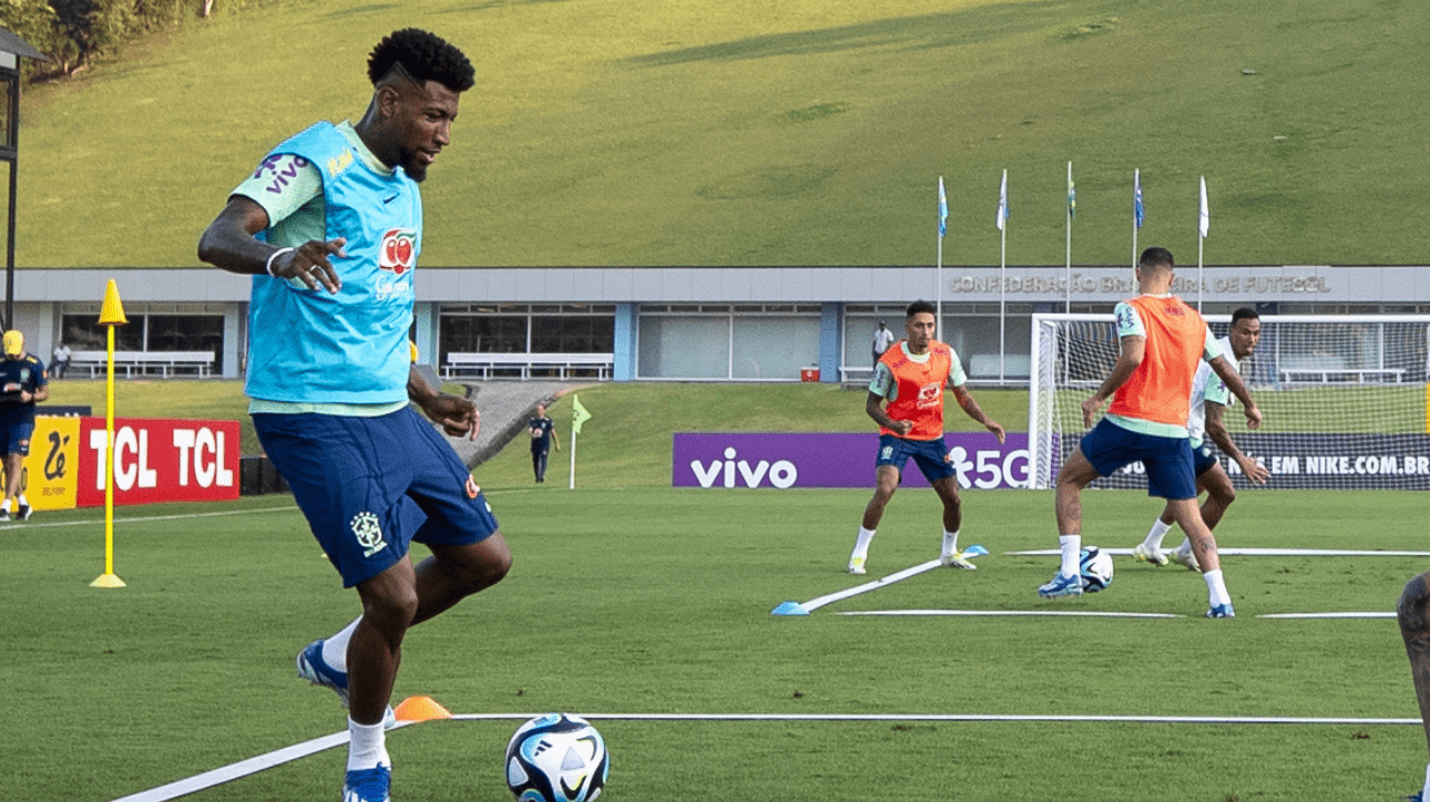 Emerson Royal, lateral-direito do Tottenham e ex-atleta da Seleção Brasileira (foto: Joilson Marconne/CBF)