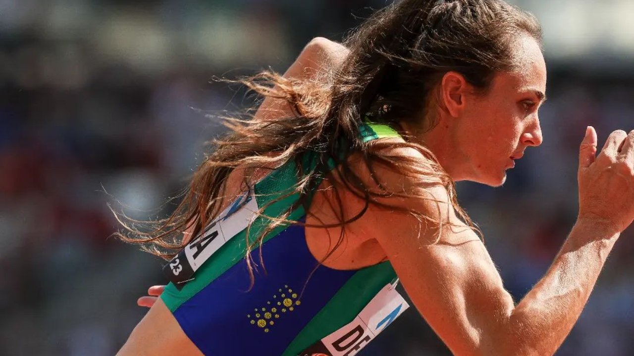 Flávia Maria de Lima correndo (foto: Reprodução Instagram de Flávia Maria de Lima)