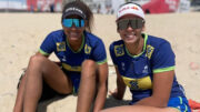 Duda e Ana Patrícia no vôlei de praia (foto: Reprodução Instagram de Duda Lisboa)