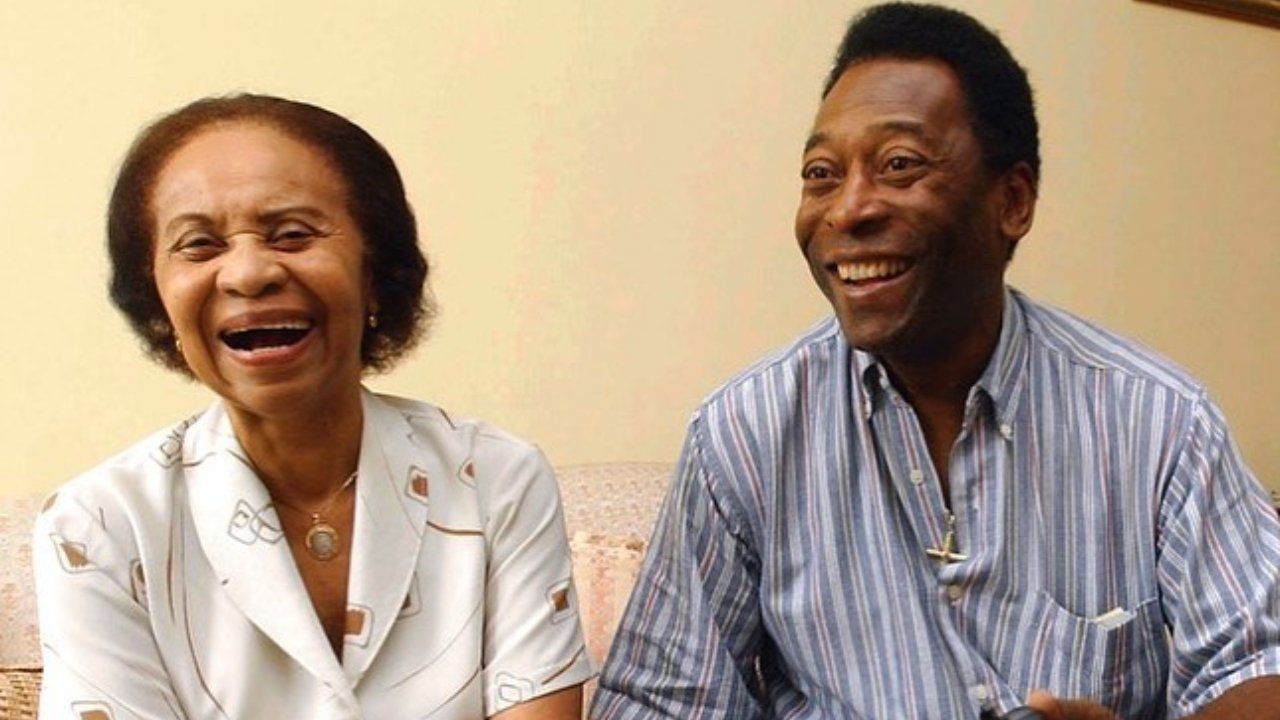 Celeste Arantes e Pelé (foto: Reprodução Instagram de Pelé)