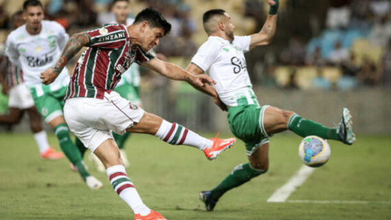 Fluminense e Juventude em jogo pela Série A (foto: Marcelo Gonçalves/Fluminense)