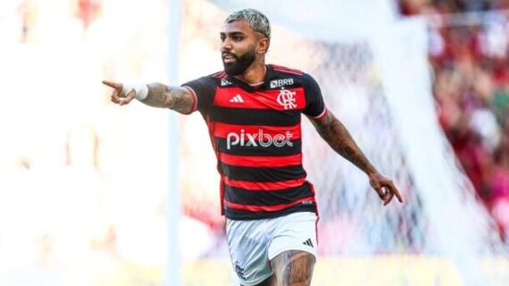 Gabigol recusa proposta de renovação do Flamengo (foto: Gilvan de Souza/CRF)