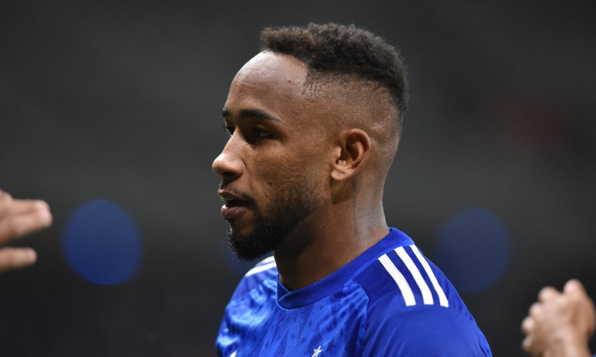 Rafa Silva durante jogo do Cruzeiro (foto: Ramon Lisboa/EM/D.A.Press)