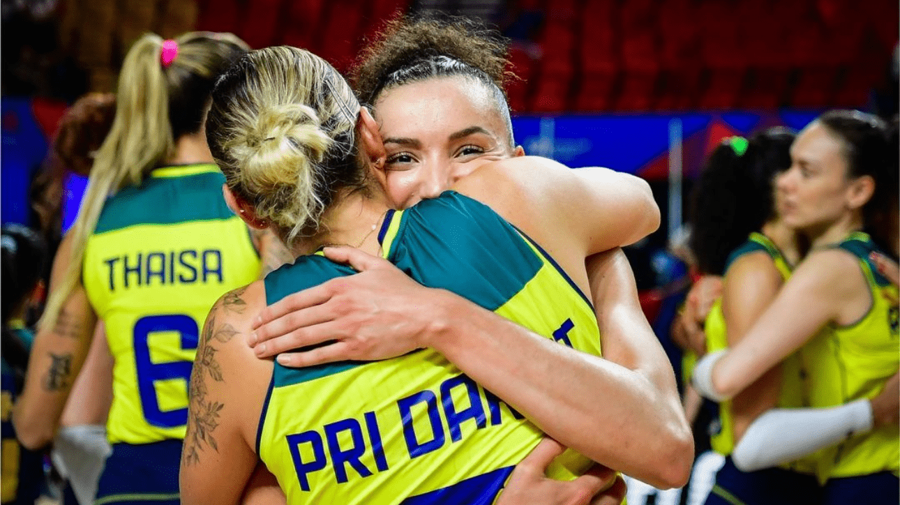 Pri Daroit e Gabi Guimarães, ponteiras da Seleção Brasileira (foto: Reprodução/Instagram)