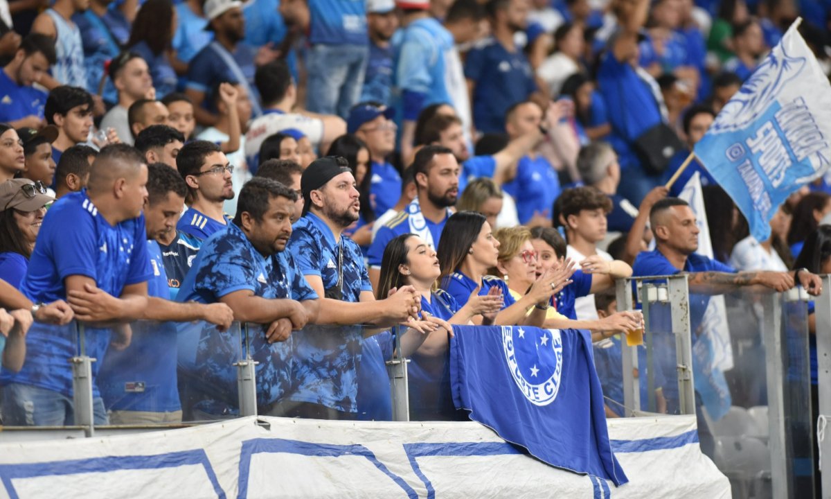 Torcida do Cruzeiro no Mineirão (foto: Ramon Lisboa/EM/D.A.Press)