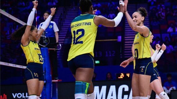 Seleção Brasileira Feminina segue invicta na VNL (foto: FIVB/Divulgação)