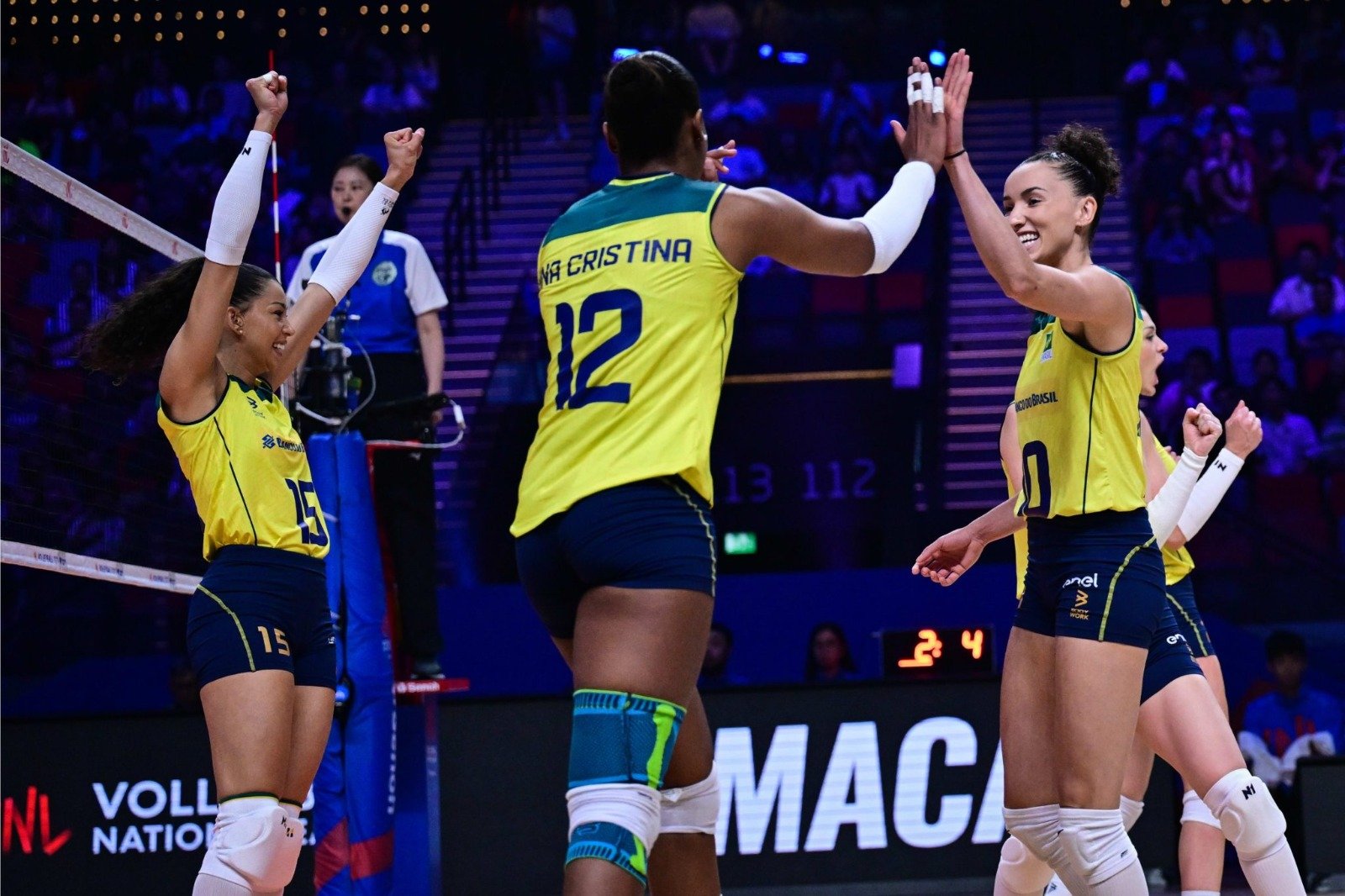 Seleção Brasileira Feminina segue invicta na VNL (foto: FIVB/Divulgação)