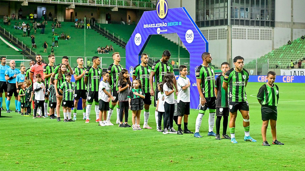 América tenta retornar ao G4 da Série B (foto: Mourão Panda/América)