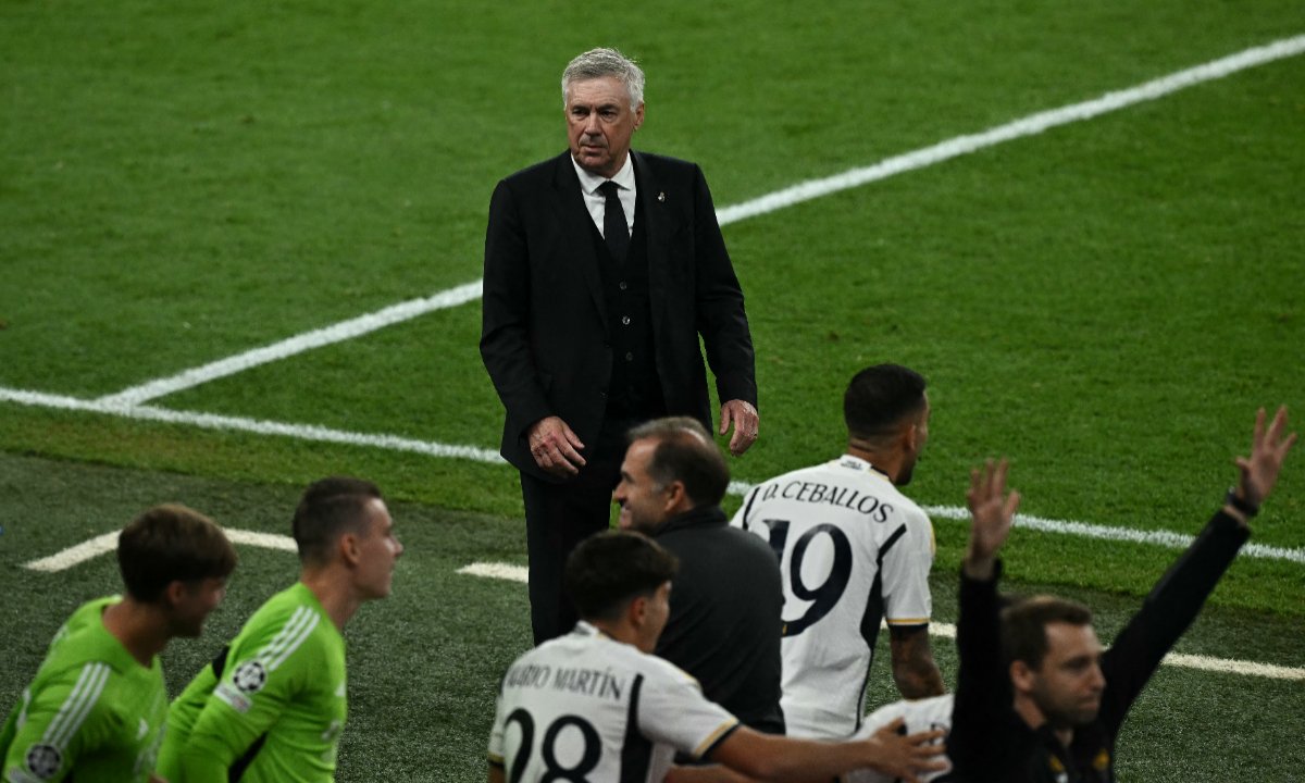 Carlo Ancelotti, técnico do Real Madrid (foto: AFP)