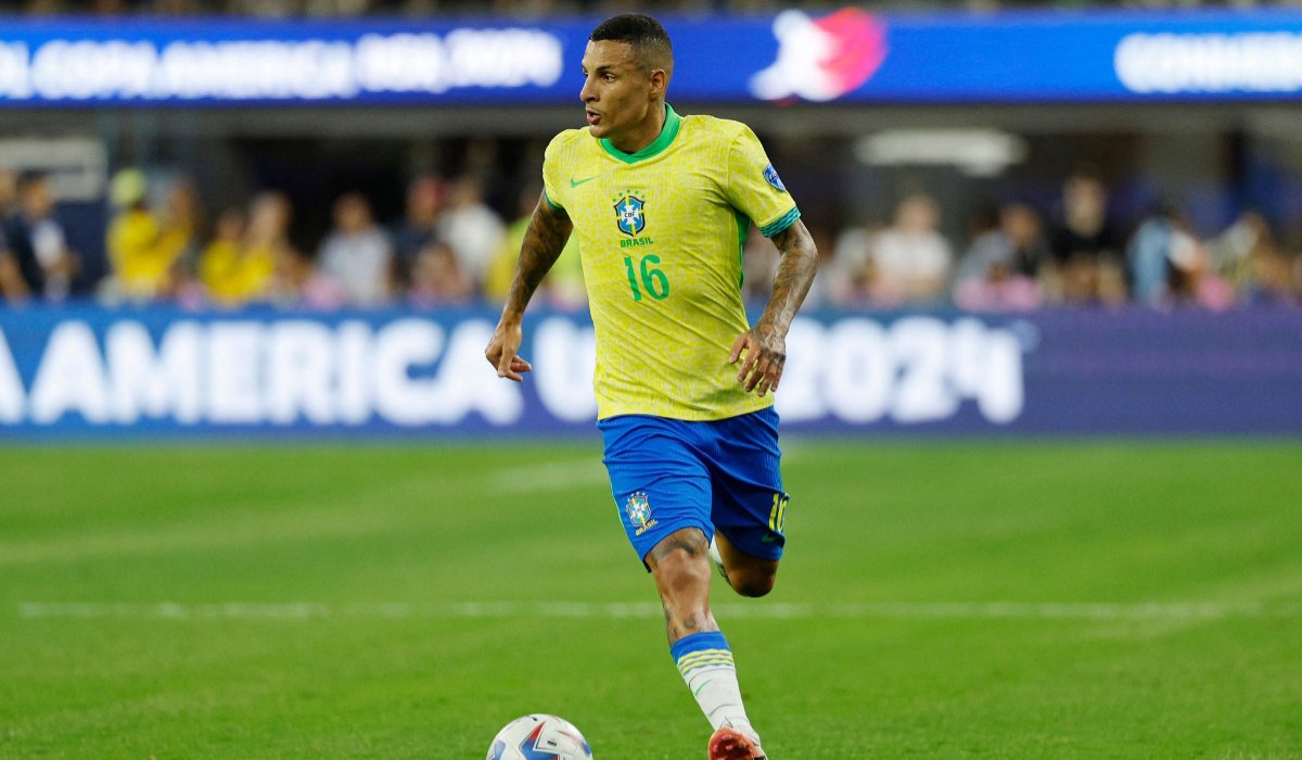 Guilherme Arana, lateral-esquerdo do Atlético (foto: Kevork Djansezian/AFP)