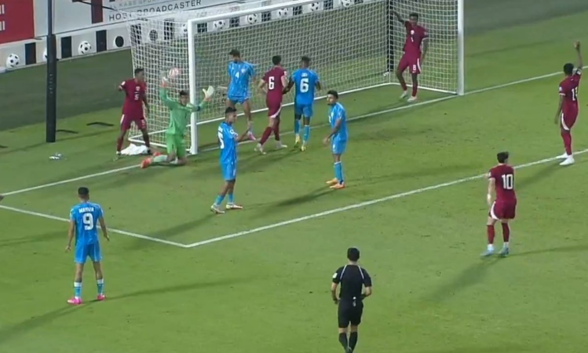 Catar e Índia, pelas eliminatórias da Copa do Mundo de 2026 (foto: Reprodução)