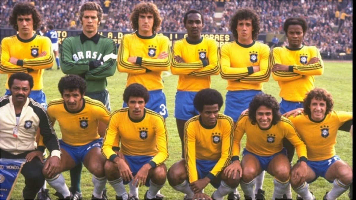 Seleção Brasileira na Copa do Mundo de 1978 - (foto: Reprodução)