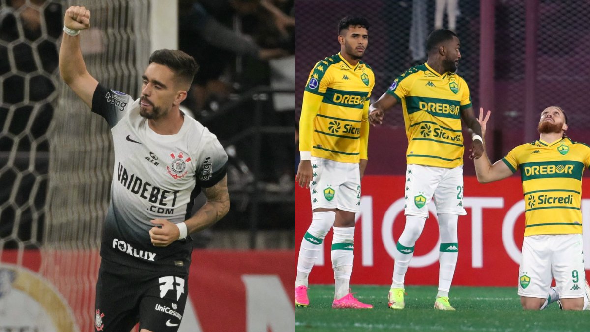 Corinthians e Cuiabá se enfrentam pelo Campeonato Brasileiro (foto: MARCOS BRINDICCI/AFP)