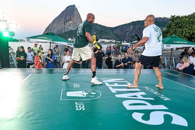 Treino aberto de Anderson Silva no Aterro do Flamengo (foto: Inovafoto/Divulgação)