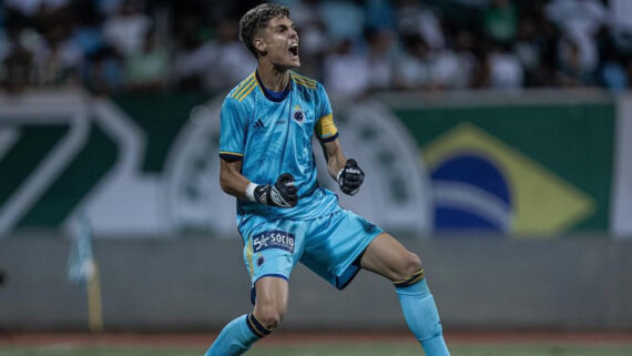 Vitor Lamounier, goleiro do Cruzeiro Sub-17 (foto: Reprodução / Instagram)