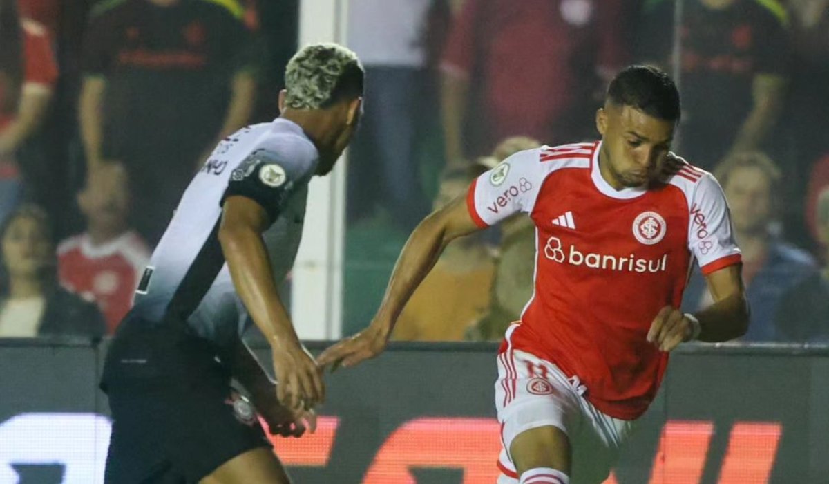 Lance de Internacional x Corinthians pelo Brasileiro (foto: Divulgação / Internacional)