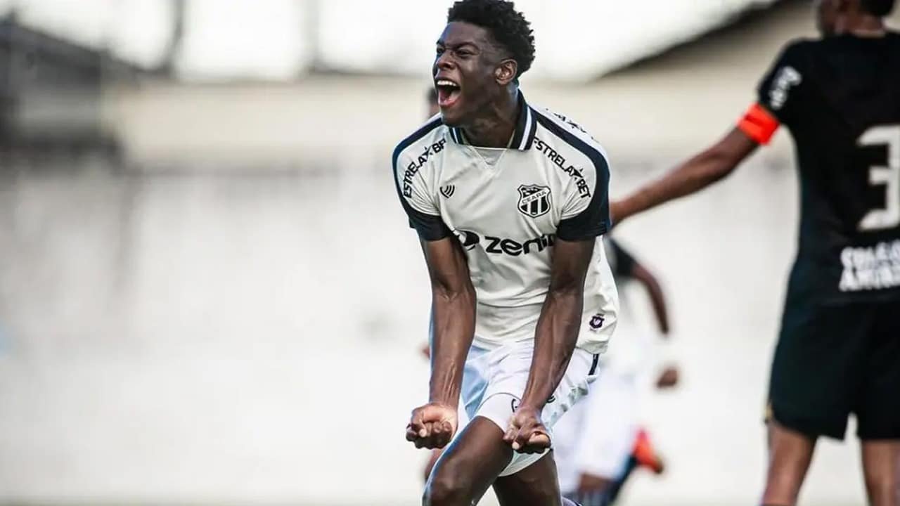 Cruzeiro acertou a contratação do zagueiro Jonathan Jesus, do Ceará (foto: Reprodução/Ceará)