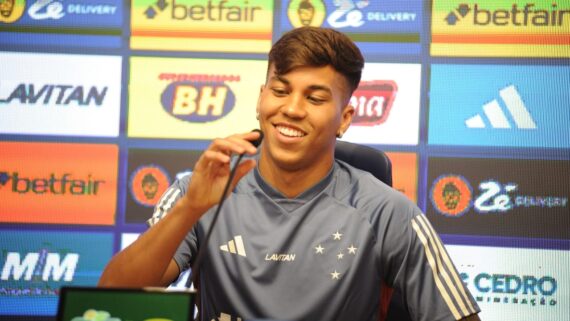 Kaio Jorge, novo camisa 9 do Cruzeiro (foto: Alexandre Guzanshe/EM/DA Press)
