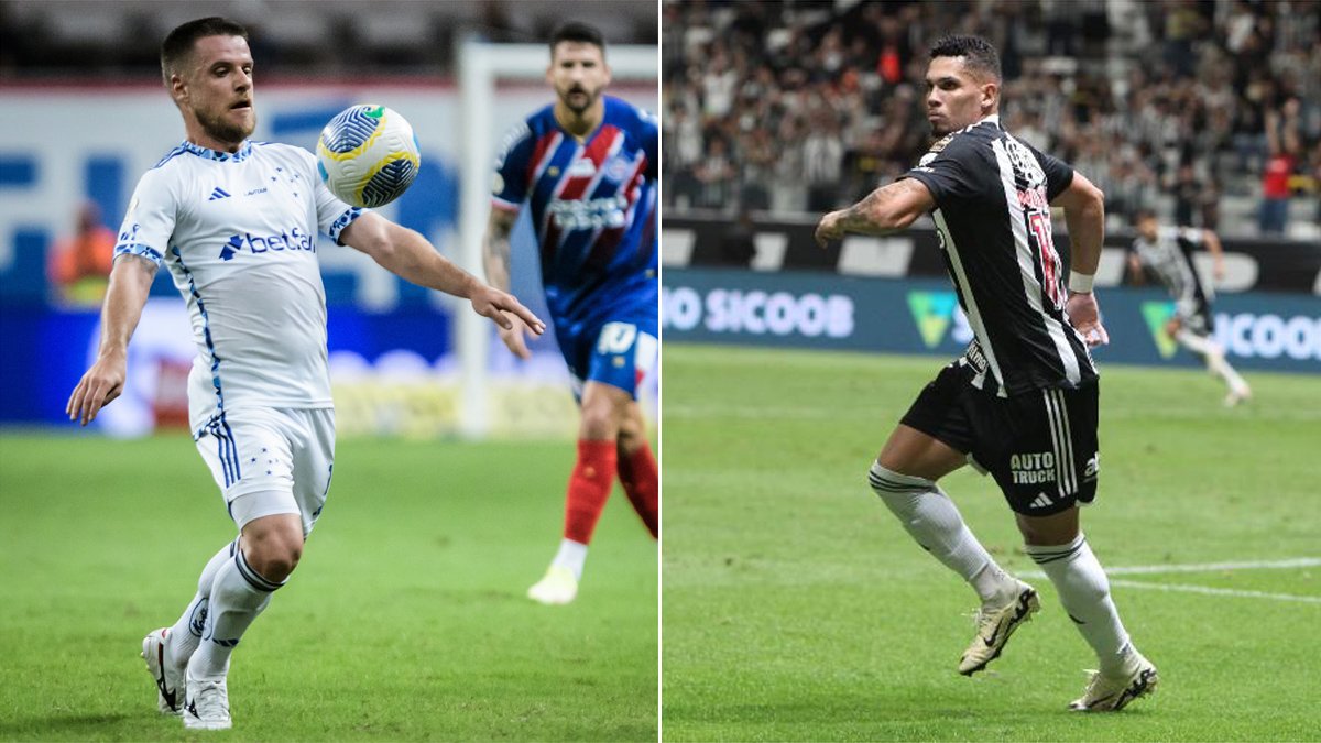 Ramiro e Paulinho (foto: Gustavo Aleixo/Cruzeiro e Edésio Ferreira/EM D.A Press)