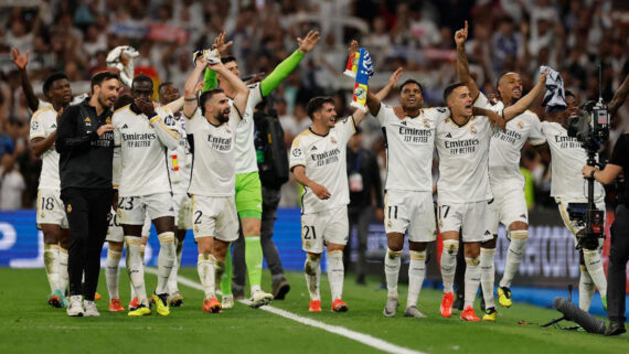 Real Madrid eliminou o Bayern de Munique na semifinal da Liga dos Campeões (foto: OSCAR DEL POZO/AFP)